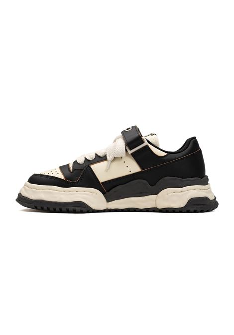 sneakers keith uomo nere e bianche in pelle MAISON MIHARA YASUHIRO | A13FW702BLACK